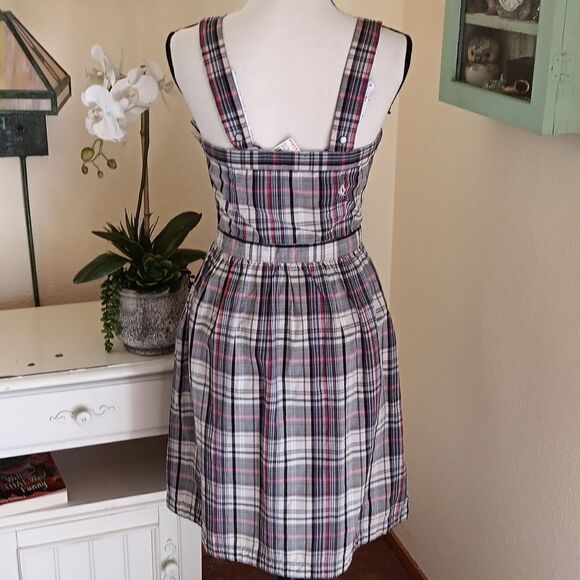 NWT Volcom Plaid Dress - Picture 5 of 12